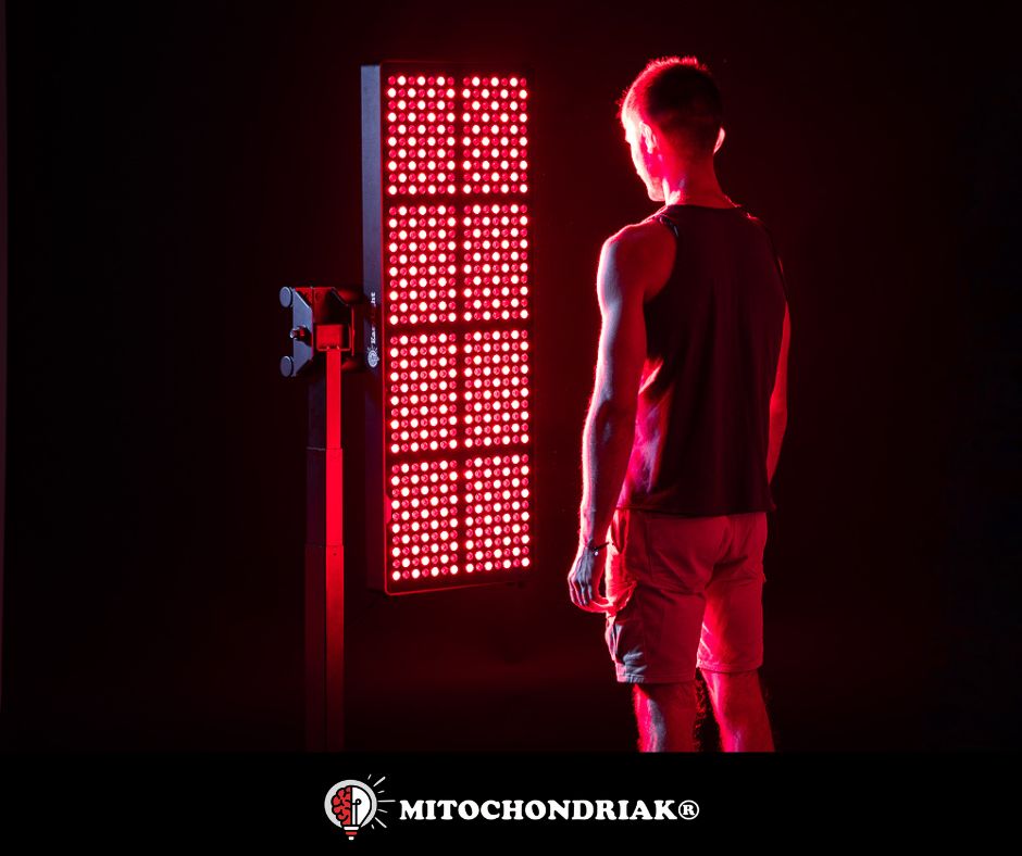 Celotelová terapie infračerveným světlem velkým infrapanelem