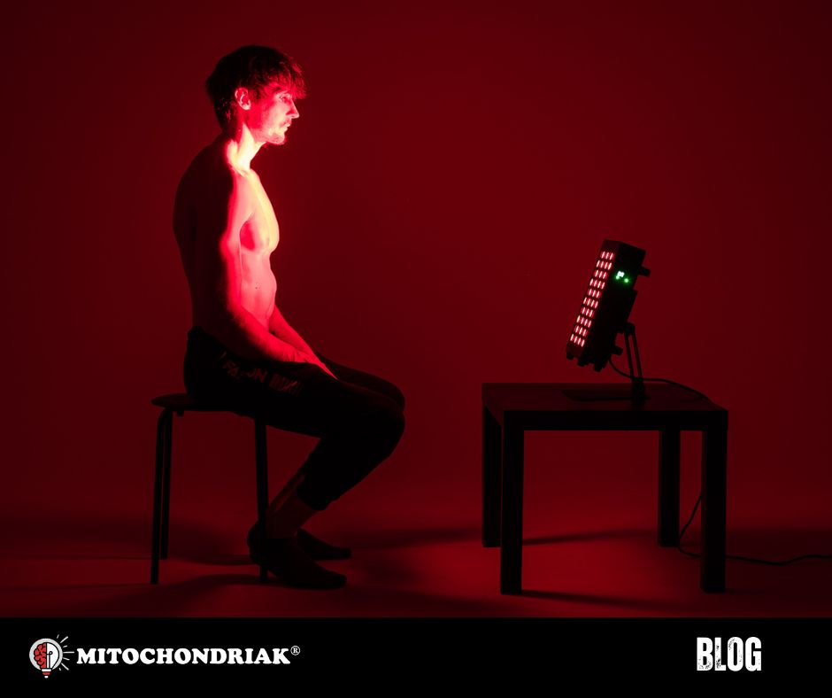 Infrapanel Mitochondriak terapia červeným svetlom tvár