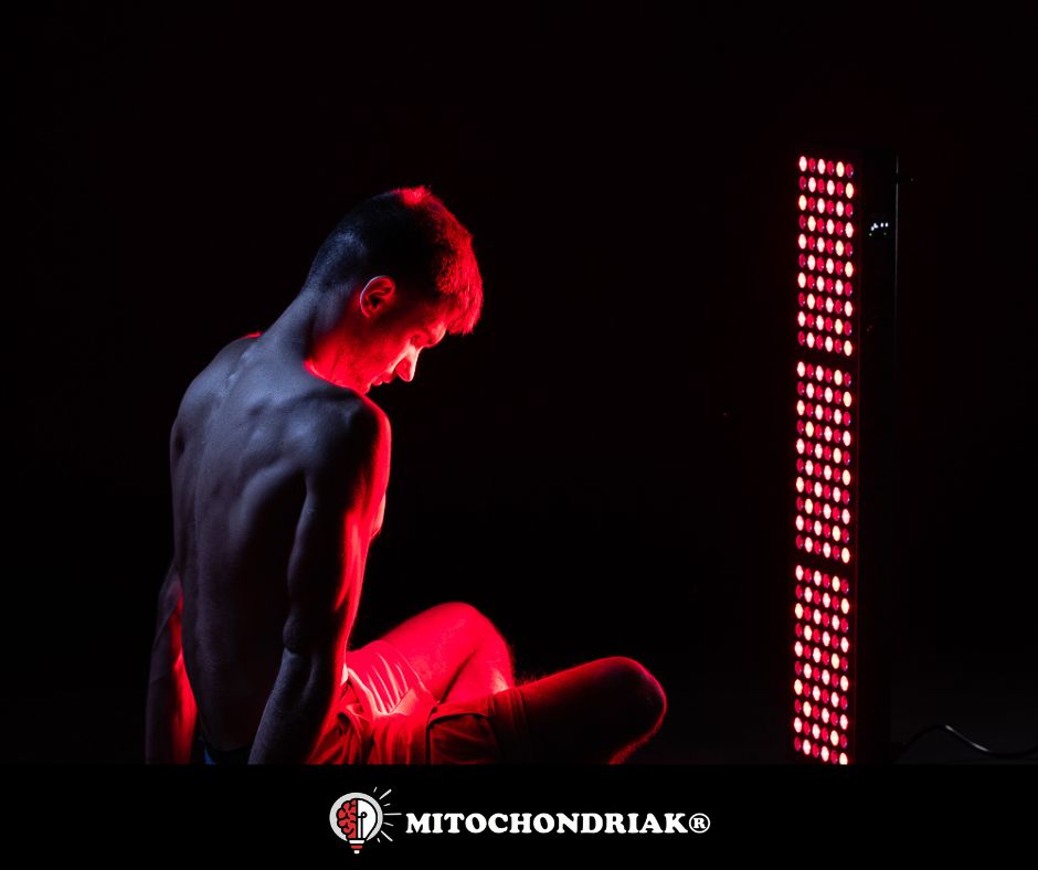 Infrapanel vs infrasauna terapia červeným svetlom chrbát