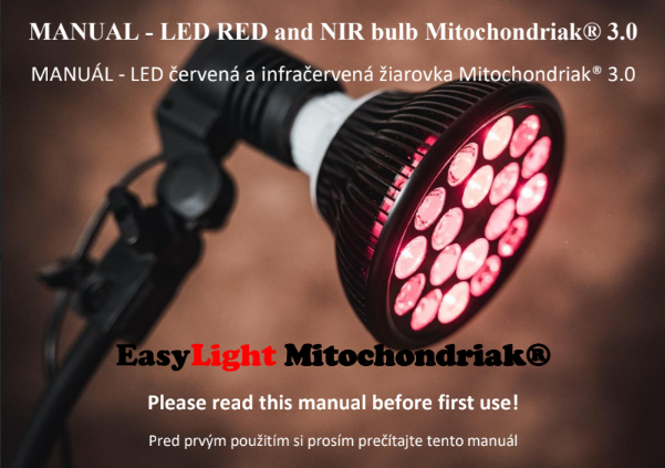 Mitochondriak - red, nir and UV light therapy devices, blue light blocking glasses and indoor lightning solutions