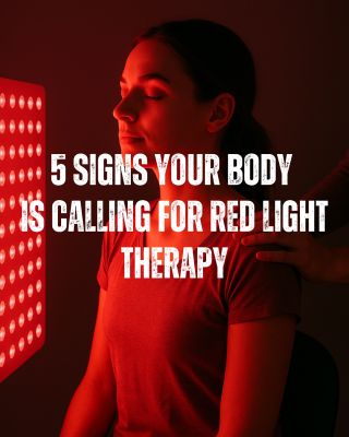 5 Signs Your Body Is Calling for Red Light Therapy 1️⃣Chronic fatigue Feeling drained even after a full night’s sleep? Red...